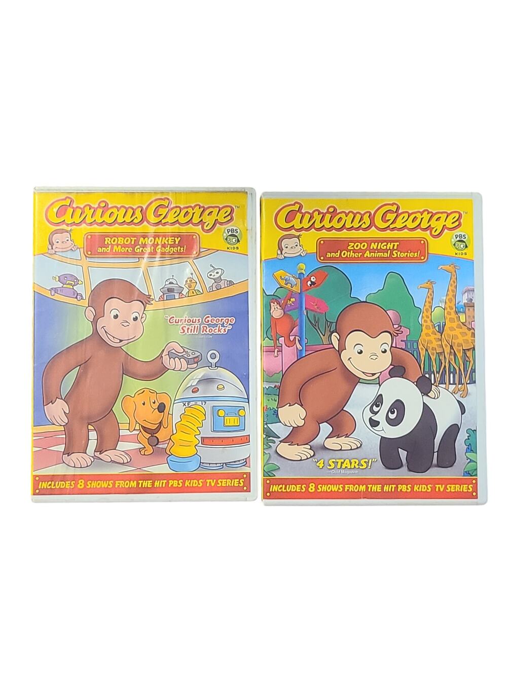 Curious George Zoo Night, Robot monkey  tested DVD